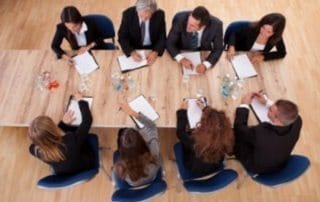 Board Table People Sitting