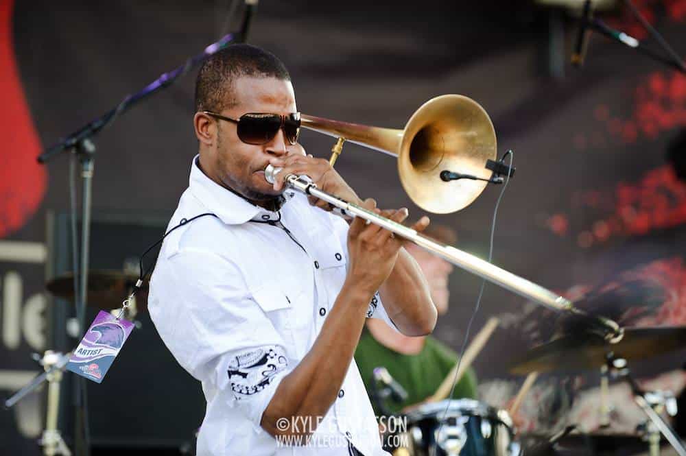 Cyclops Abroad field Trombone Shorty & Orleans Ave at UB Center for the Arts - Arts Services Inc.