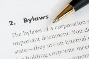 Bylaws of a nonprofit