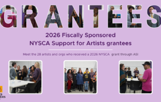 NYSCA Fiscal Sponsorship 2026 Grantees header image
